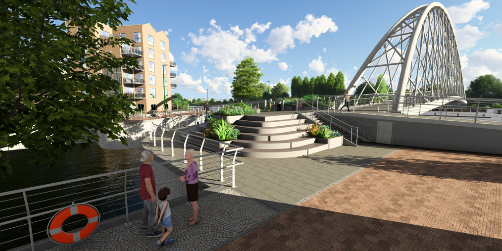 Nottingham City Council gives final approval to new pedestrian and bike bridge over Trent